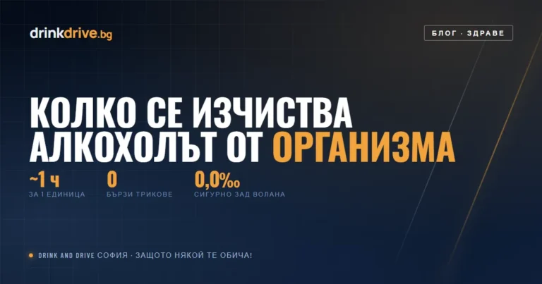 Колко време се изчиства алкохолът от организма?