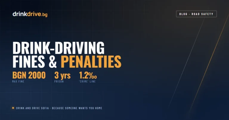Drink Driving Fines and Penalties in Bulgaria 2026